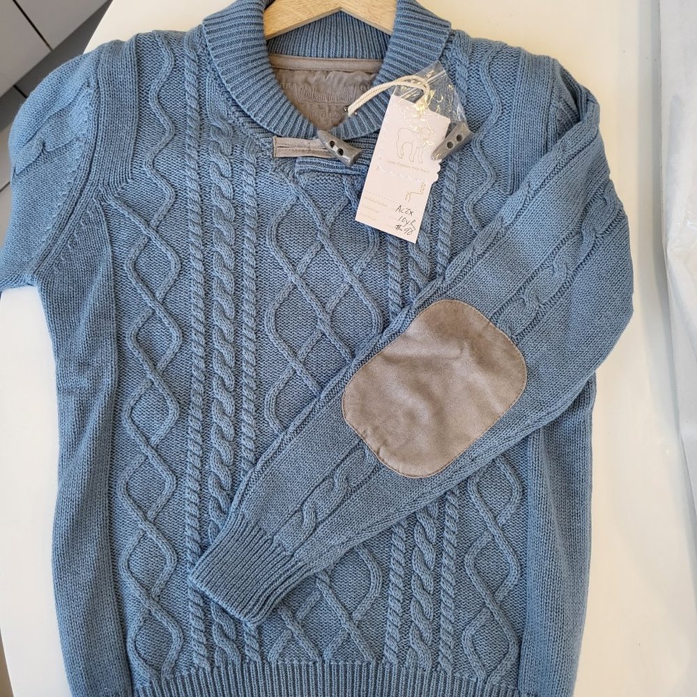 Chateau de Sable ! Wool blend sweater, boy 10Y